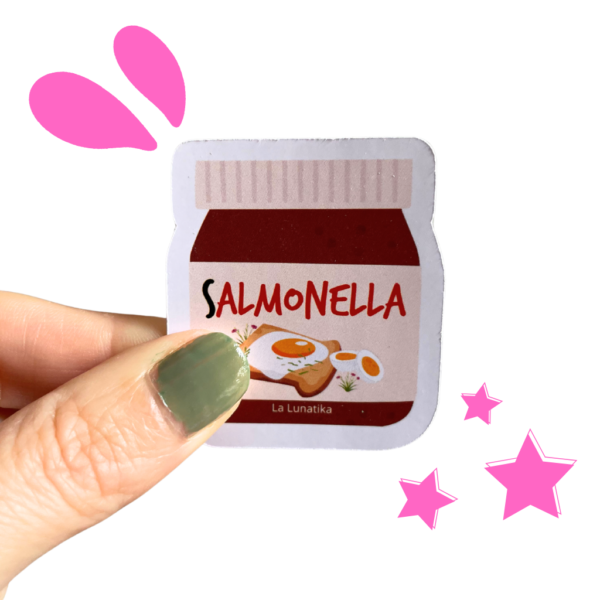 Sticker italiano nutella salmonella