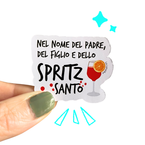 Imán italiano aperitivo spritz santo