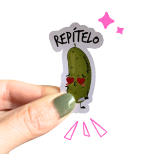 Sticker cachondo pepino repítelo